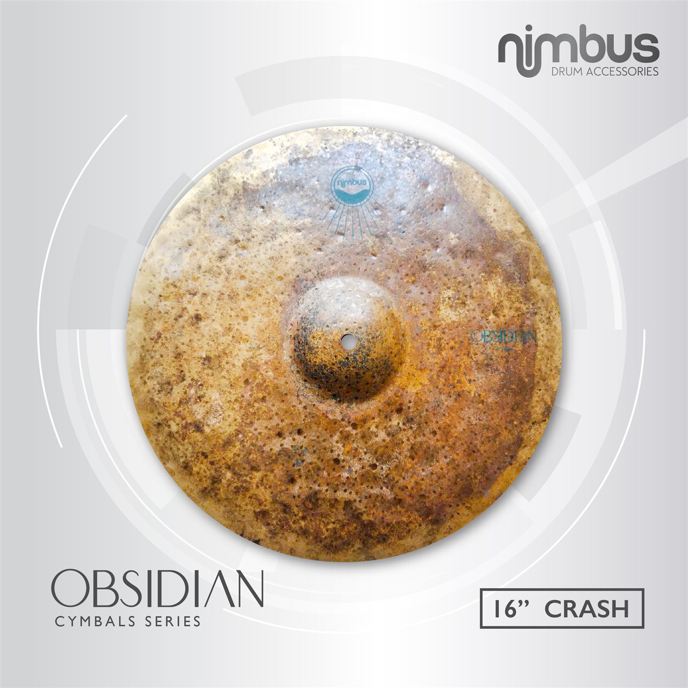 Nimbus Obsidian Series Crash 16″ cymbal