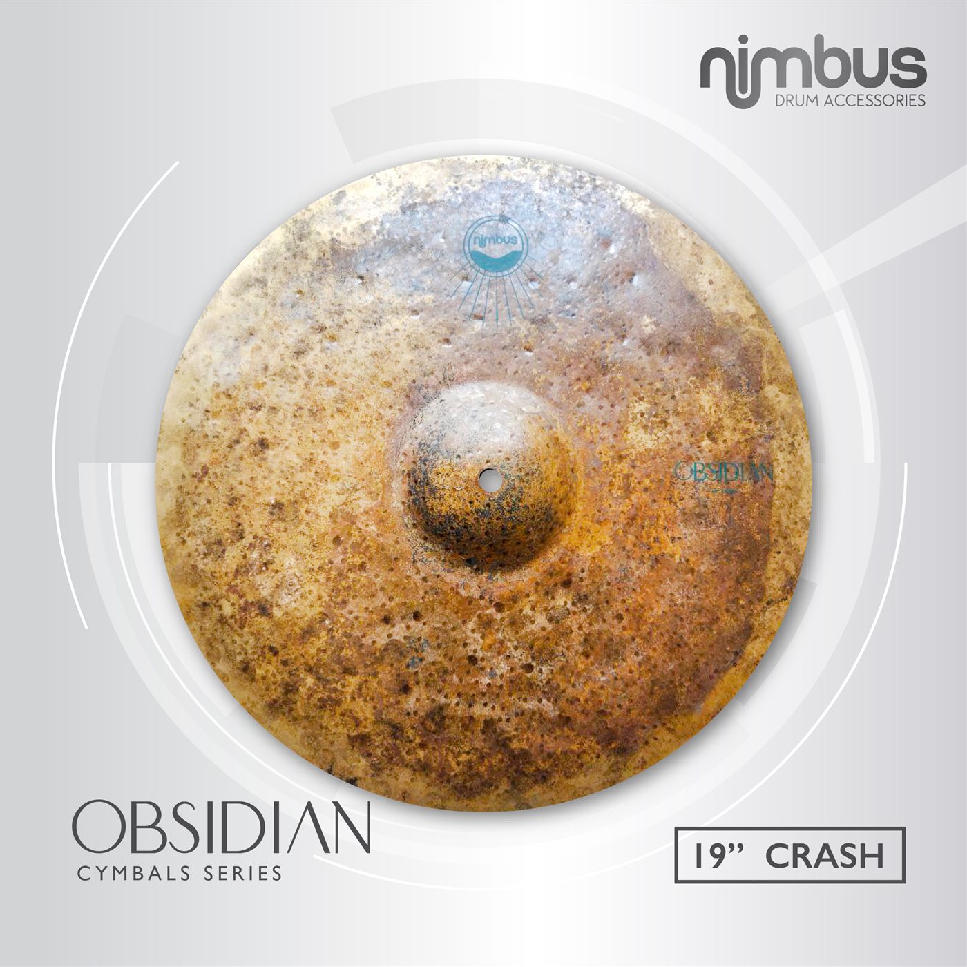 Nimbus Obsidian Series Crash 19″ cymbal
