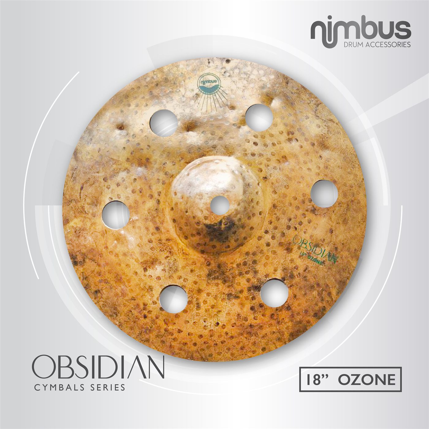Nimbus Obsidian Series Ozone 18″ cymbal