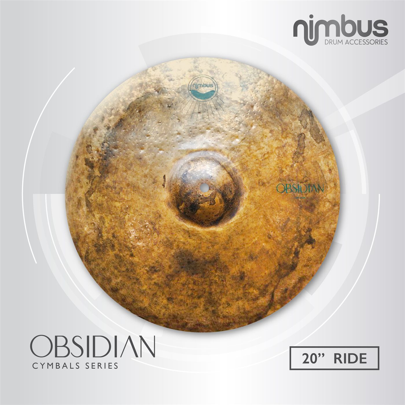 Nimbus Obsidian Series Ride 20″ cymbal