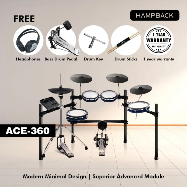 Hampback ACE-360 digital drum kit