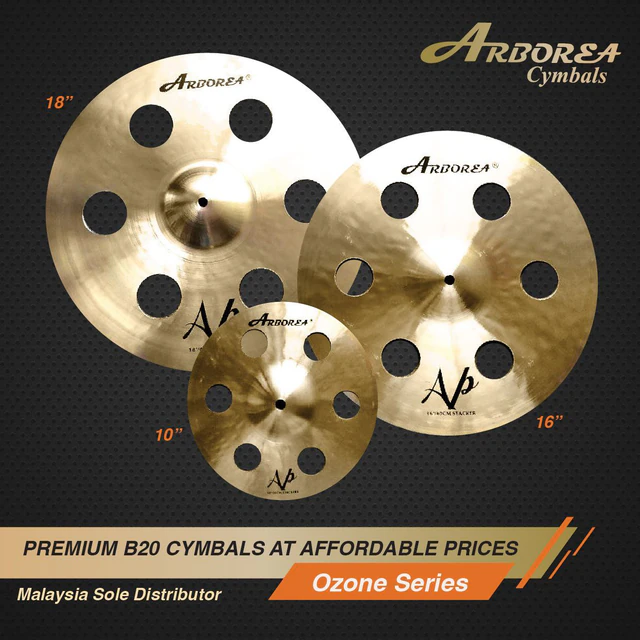 Arborea Ozone Series cymbals