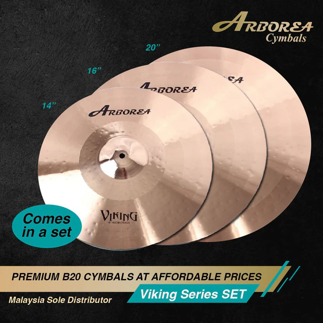 Arborea Viking Series cymbals