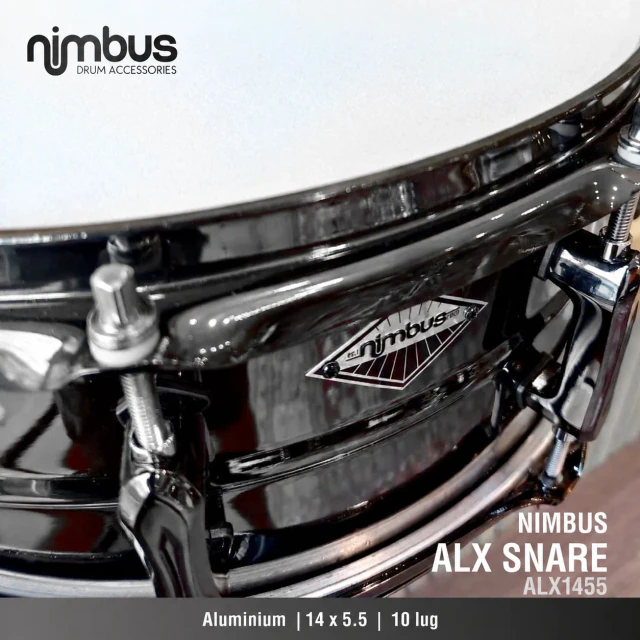 Nimbus ALX1455 aluminium snare drum