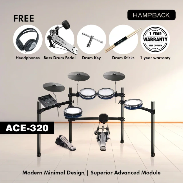 HAMPBACK ACE-320 Digital Drum Kit