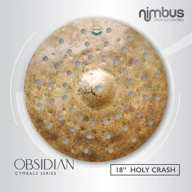 Nimbus Obsidian Holy Crash 18″ cymbal