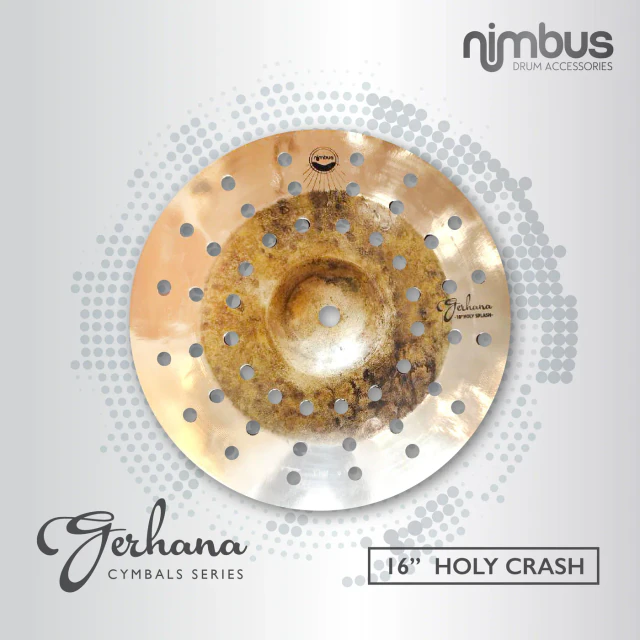 Nimbus Gerhana Series Holy Crash 16″ B20 cymbal