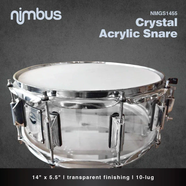 Crystal Acrylic Snare NMCS1455, view 2