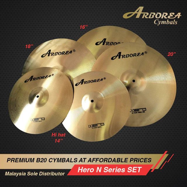Arborea Hero N Series cymbals