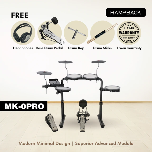 HAMPBACK MK-0 Pro Digital Drum Kit