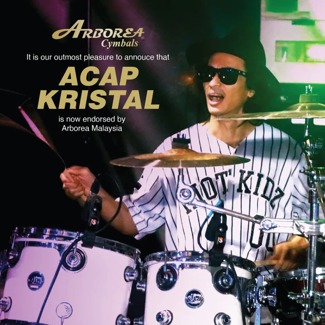 Acap Kristal, Arborea Cymbals Malaysia endorser