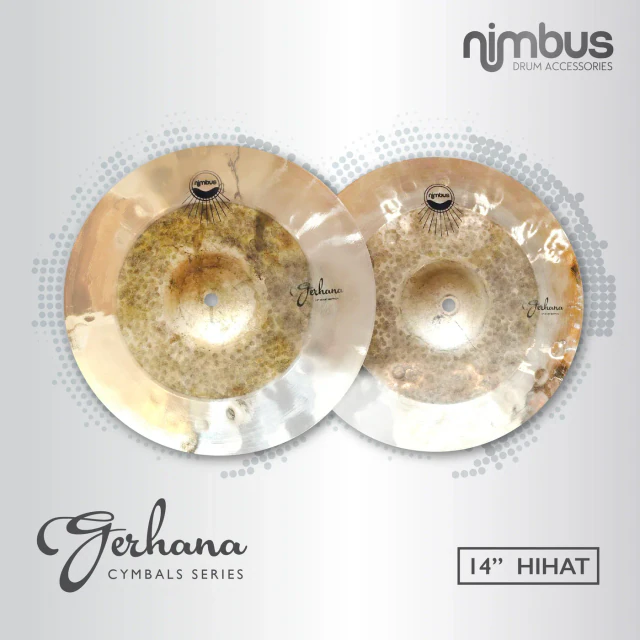 Nimbus Gerhana Series Hi-Hat 14″ B20 cymbal