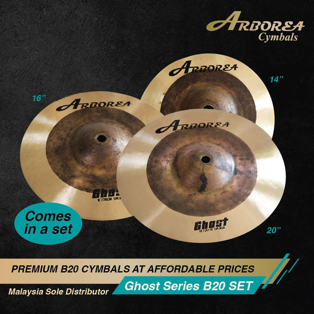 Arborea Ghost Series cymbals
