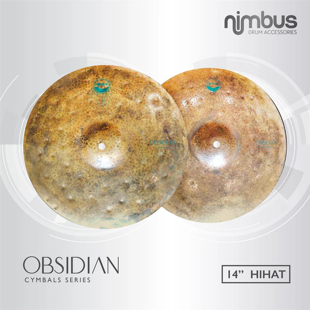 Nimbus Obsidian Series Hi-Hat 14″ B20 cymbal