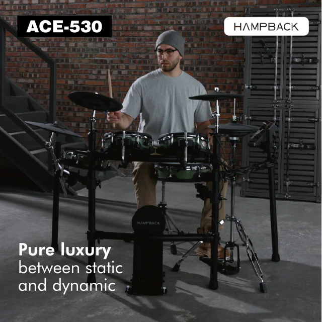 Hampback ACE-530 Digital Drum Kit, view 5