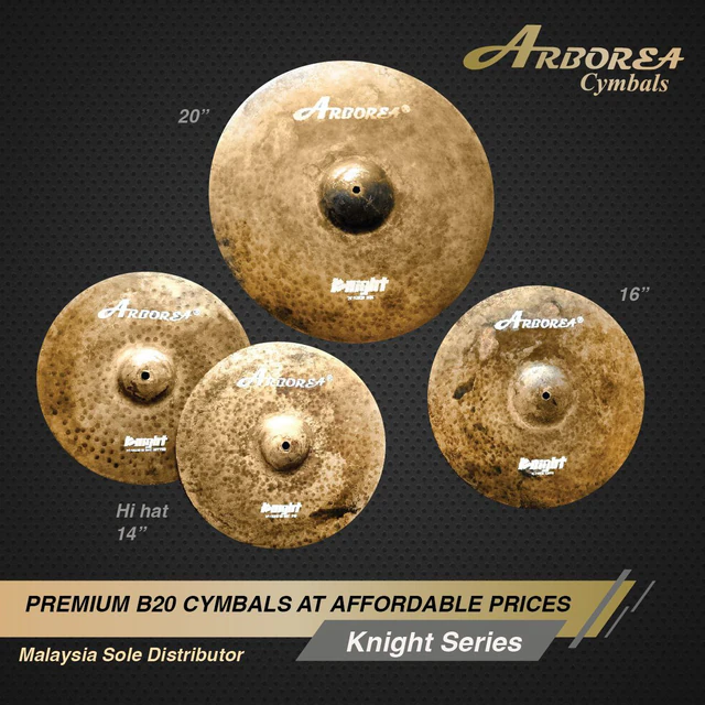 Arborea Knight Series cymbals