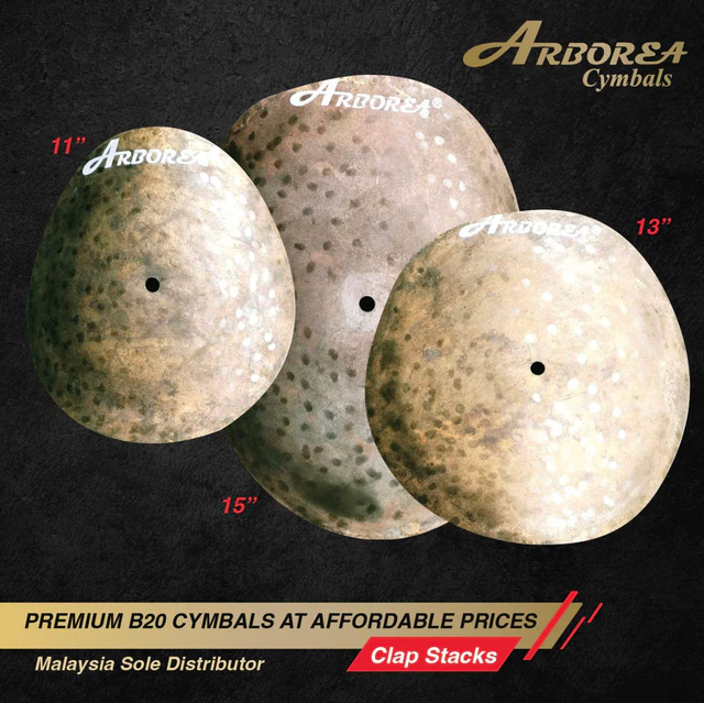 Arborea Clap Stacks cymbals